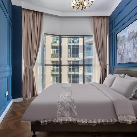 Stunning 2Br Apartment In Bellevue Tower With Burj Khalifa & Skyscraper View Dubai Exterior foto