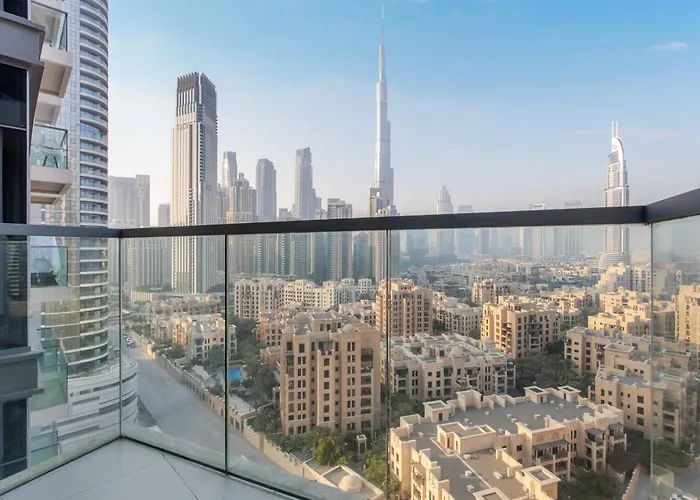 Stunning 2Br Apartment In Bellevue Tower With Burj Khalifa & Skyscraper View